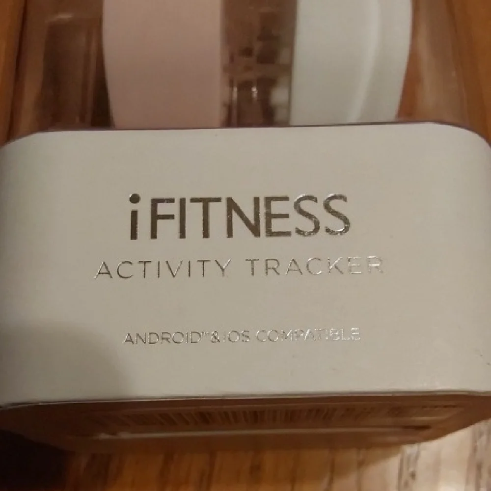 Activity Tracker in Pink and White
